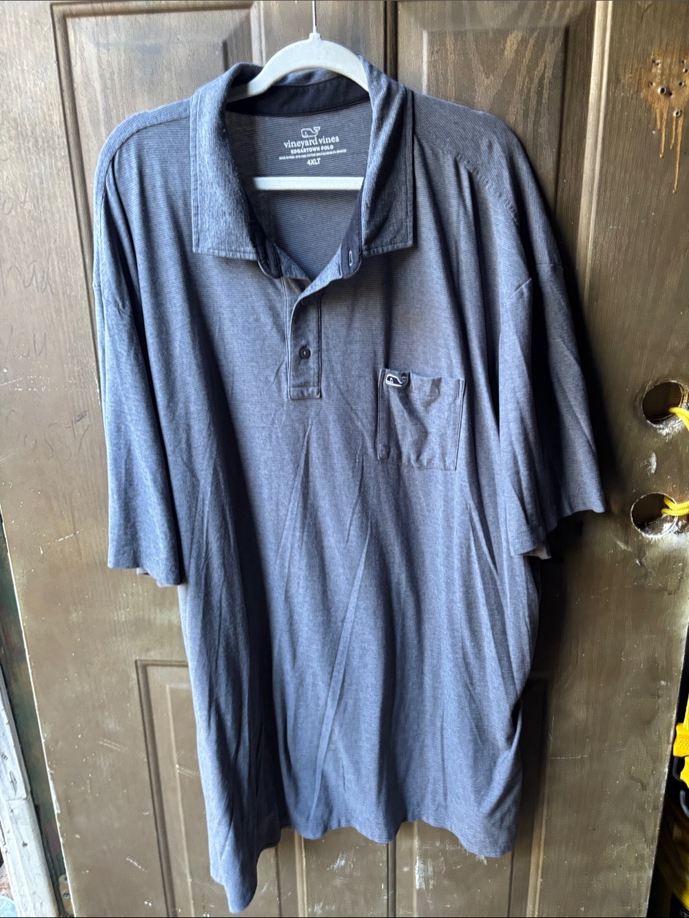 Vineyard Vines Men’s Charcoal Pocket Polo